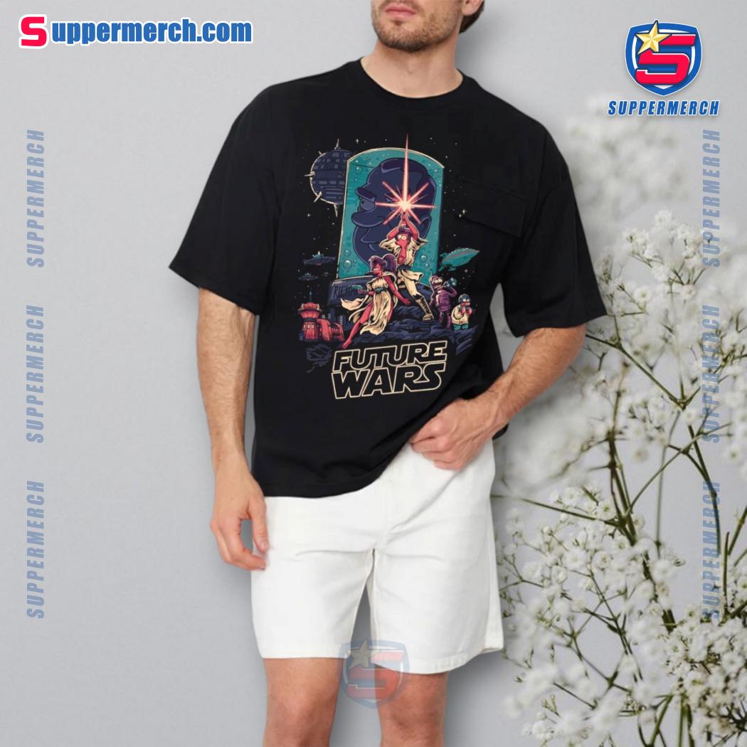Future Wars Futurama X Star Wars Graphic T-shirt b