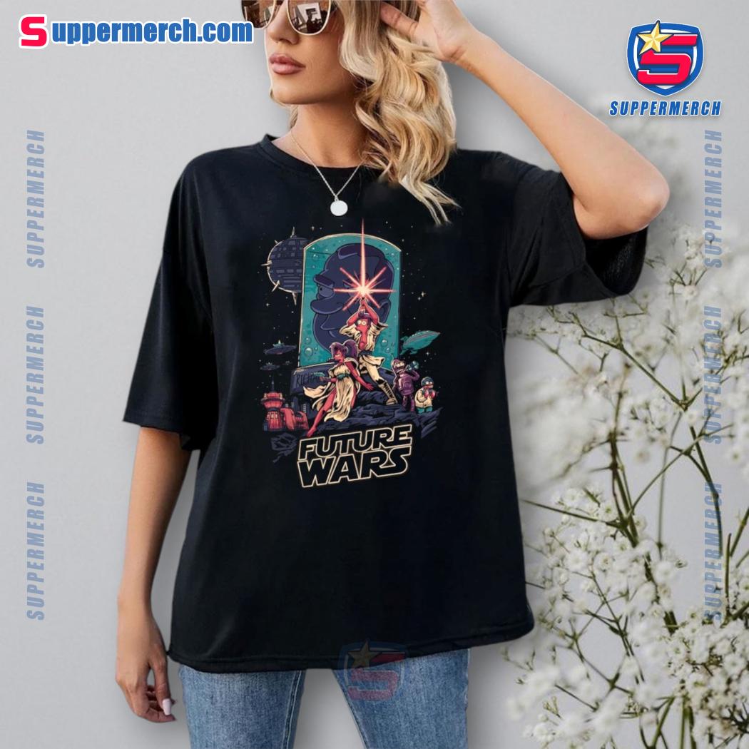 Future Wars Futurama X Star Wars Graphic T-shirt c