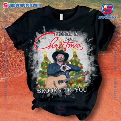 Garth Brooks Here's A Merry Christmas Brooks To You Pajamas Set-a 6VrZPAx