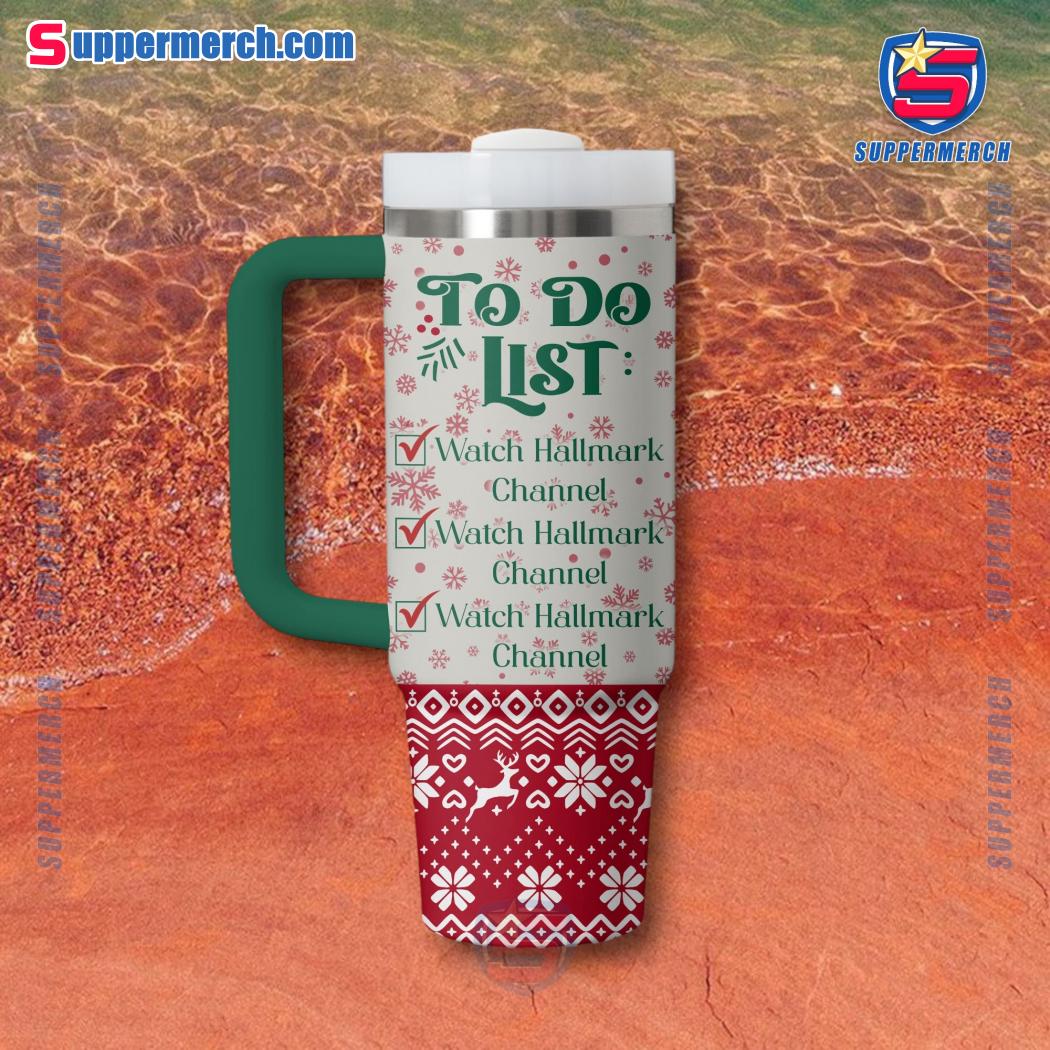 Hallmark Channel To Do List 40oz Tumbler With Handle-a NGIz5M2