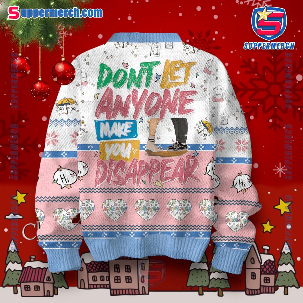 Heartstopper Don't Let Anyone Make You Disappear Ugly Christmas Sweater-b AuWbHNr