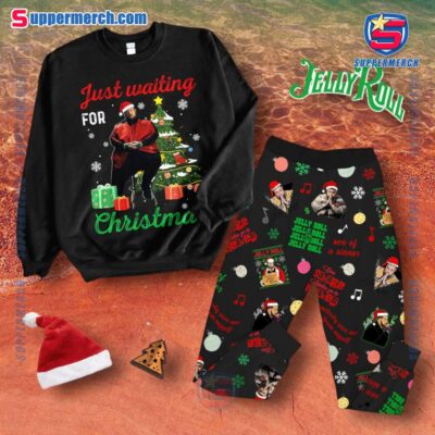 Jelly Roll Just Waiting For Christmas Pajamas Set
