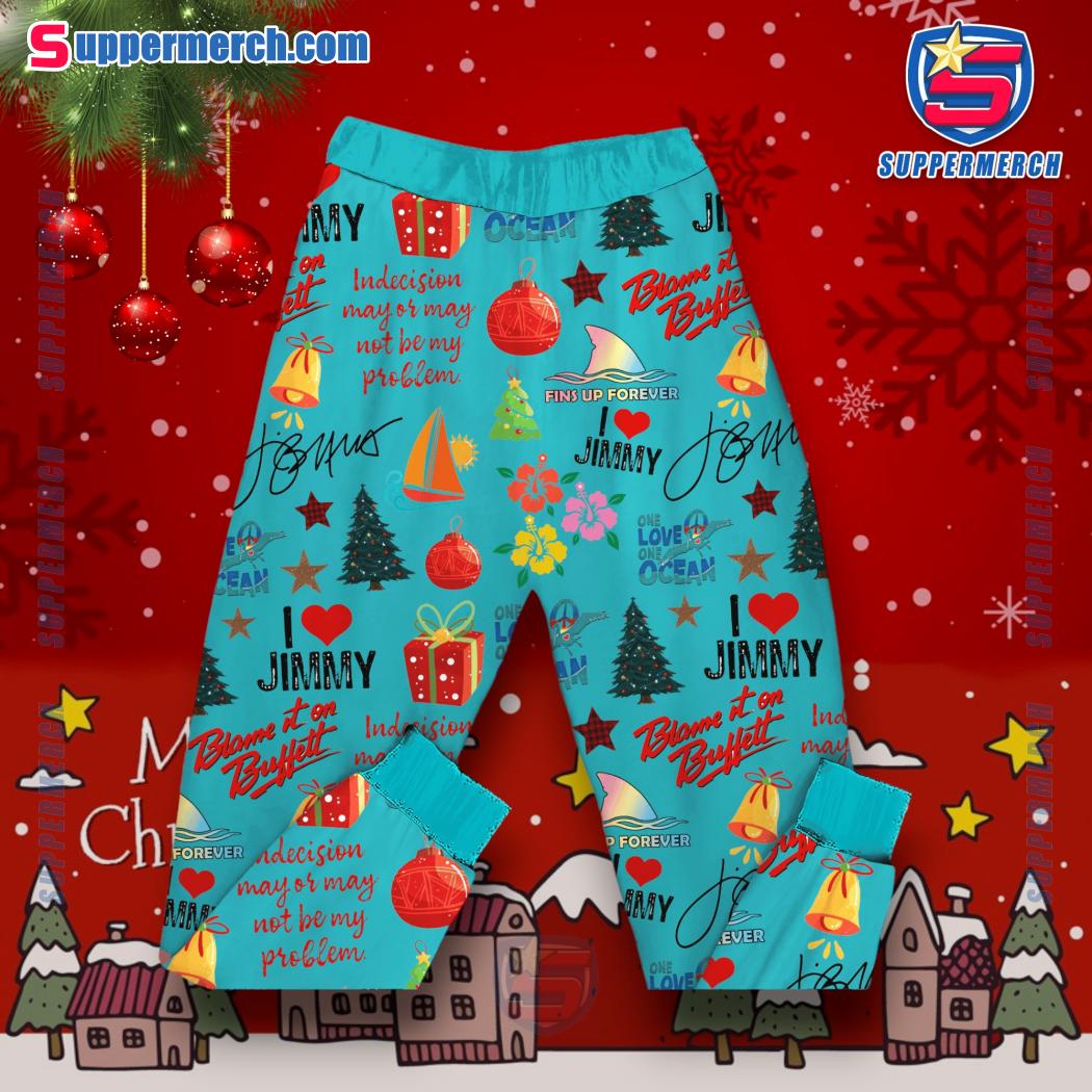 Jimmy Buffett On Christmas Island Pajamas Set-b DroCyUd