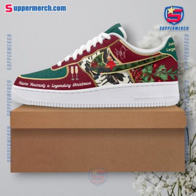 John Legend Have Yourself A Legendary Christmas Air Force Shoes-a cHyix73