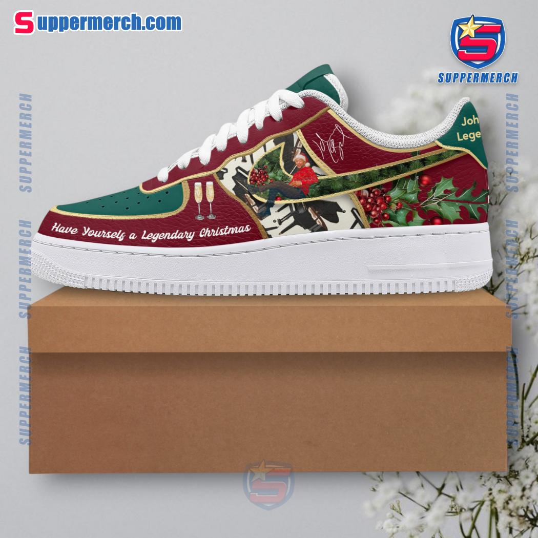John Legend Have Yourself A Legendary Christmas Air Force Shoes-a cHyix73