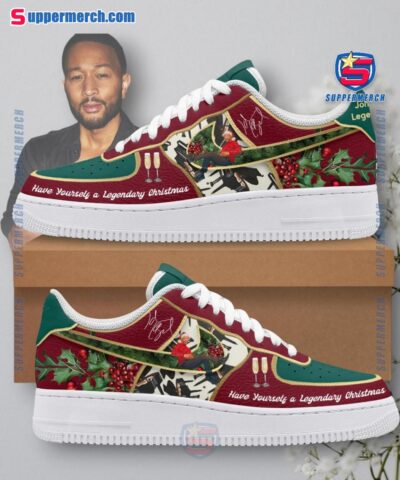 John Legend Have Yourself A Legendary Christmas Air Force Shoes 8tnDsCj