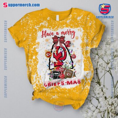 Kansas City Chiefs Have A Merry Chiefs-mas Plaid Pajamas Set-a PSvjC8a
