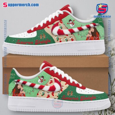 Lauren Daigle Christmas Air Force Shoes pFfqDNE