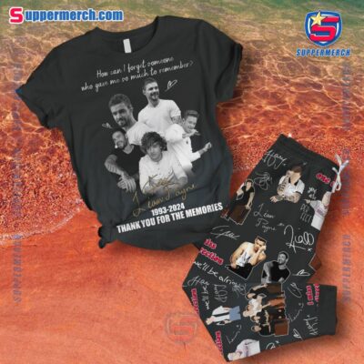 Liam Payne 1993-2024 Thank You For The Memories Signature Pajamas Set JoFSjOH
