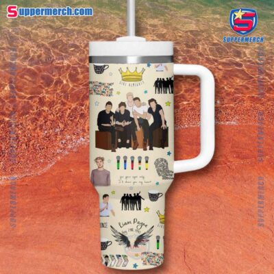 Liam Payne Rest In Eternal Peace 40oz Tumbler With Handle-a WUh4BD5