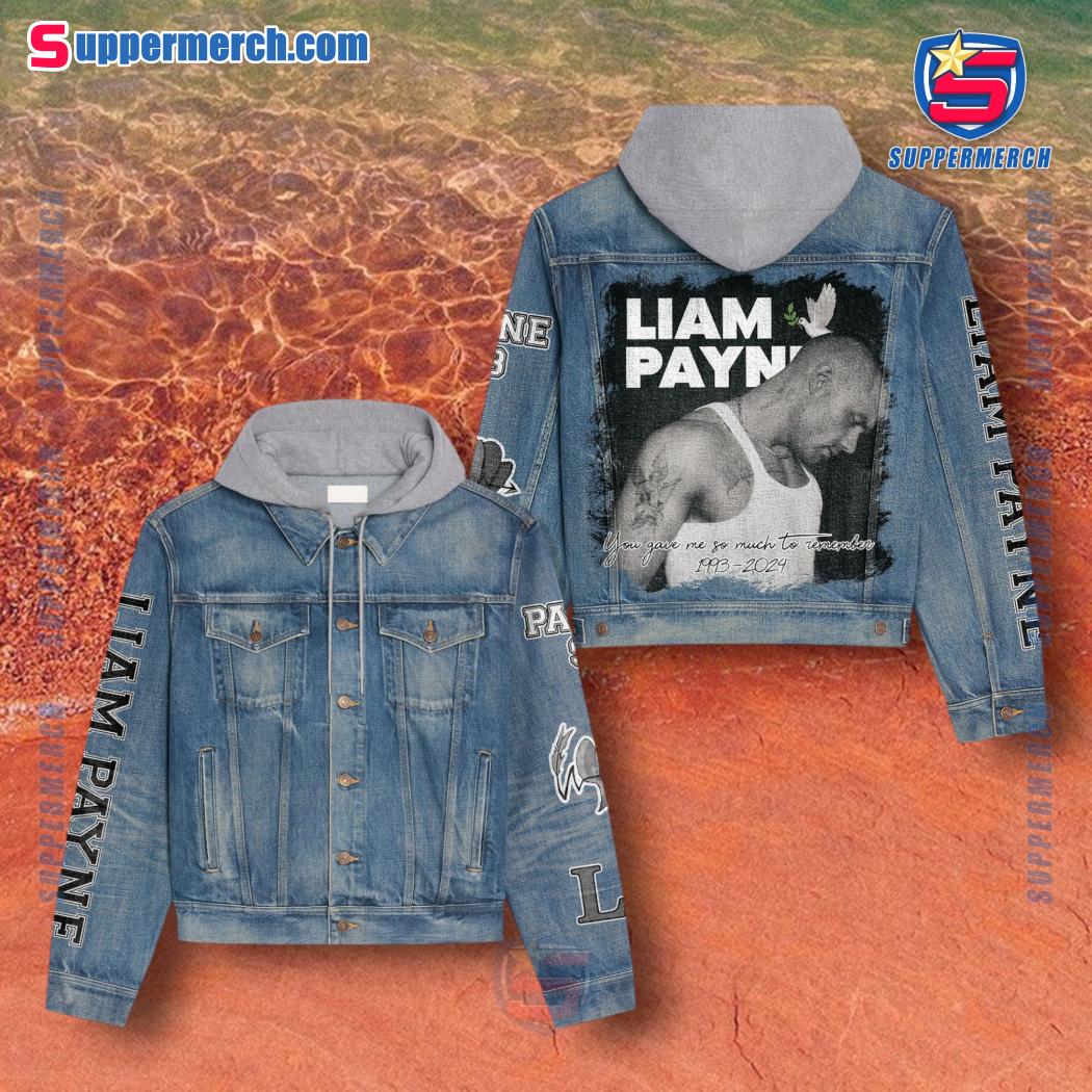 Liam Payne You Gave Me So Much To Remember 1993-2024 Jean Hoodie Jacket hQ6kCRZ