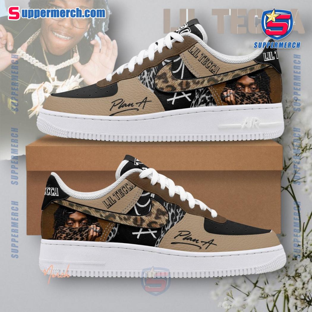 Lil Tecca Plan A Music Air Force Shoes