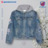 Los Angeles Dodgers Bleed Blue Dream Blue Jean Hoodie Jacket a