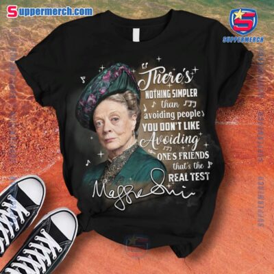 Maggie Smith There's Nothing Simpler Than Avoiding People Quote Pajamas Set a