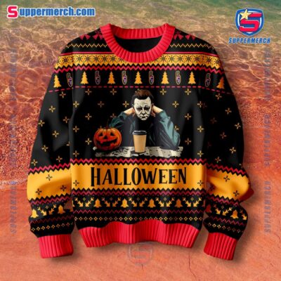 Michael Myers Halloween Horror Ugly Sweater-a PY8ym0c