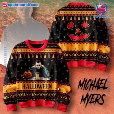 Michael Myers Halloween Horror Ugly Sweater x4OXQrz