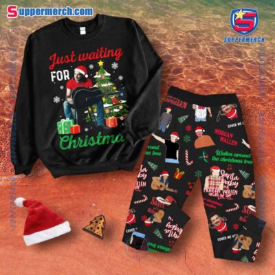 Morgan Wallen Just Waiting For Christmas Pajamas Set