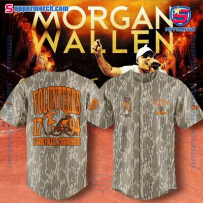 Morgan Wallen Volunteers Knoxville Tennessee Camo Baseball Jersey d6W75u9