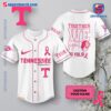 NCAA Tennessee Volunteers Together We Fight Breast Cancer Awareness Personalized Baseball Jersey