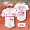 NFL Baltimore Ravens Together We Fight Breast Cancer Awareness Personalized Baseball Jersey