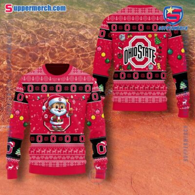 Ohio State Buckeyes Christmas Sweater