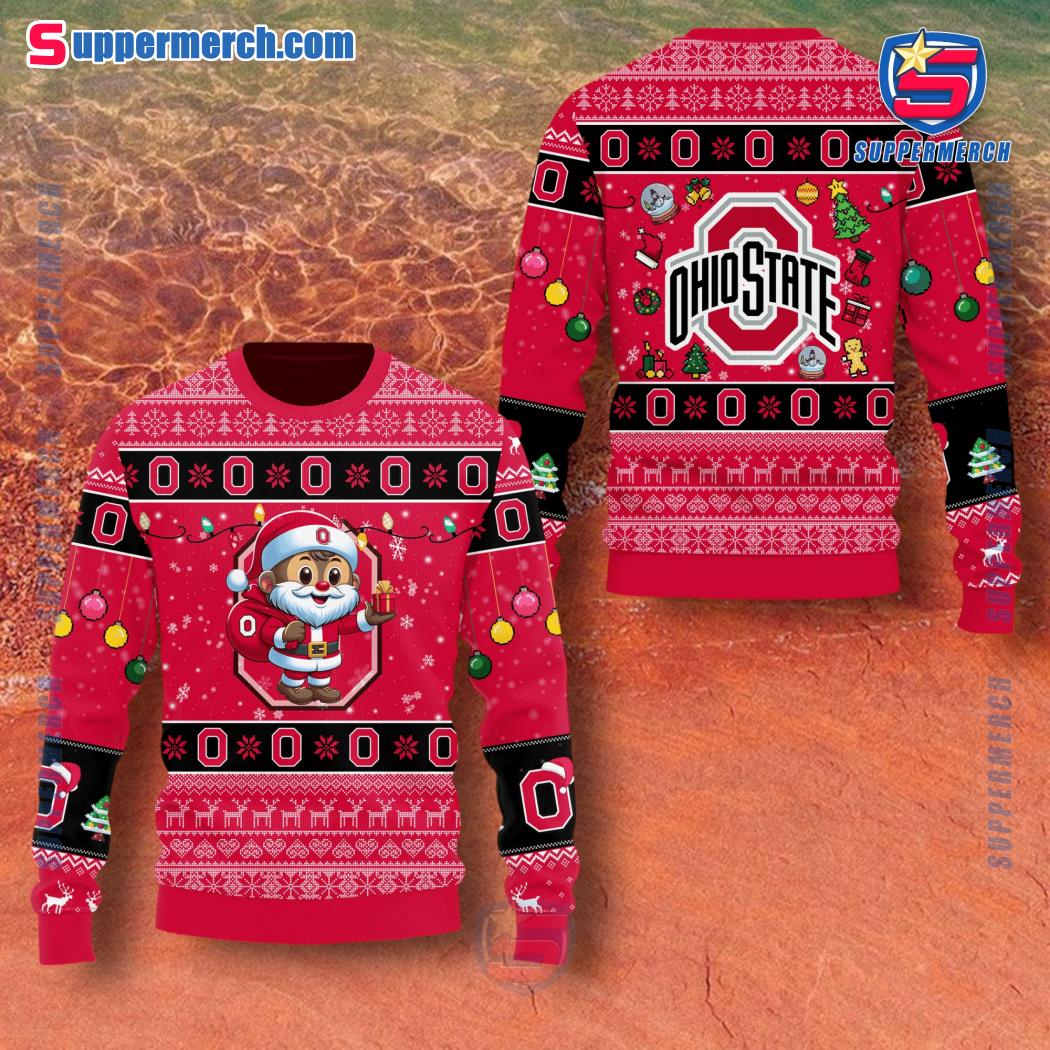Ohio State Buckeyes Christmas Sweater