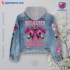 Ohio State Buckeyes Pink Out Breast Cancer Jean Hoodie Jacket b