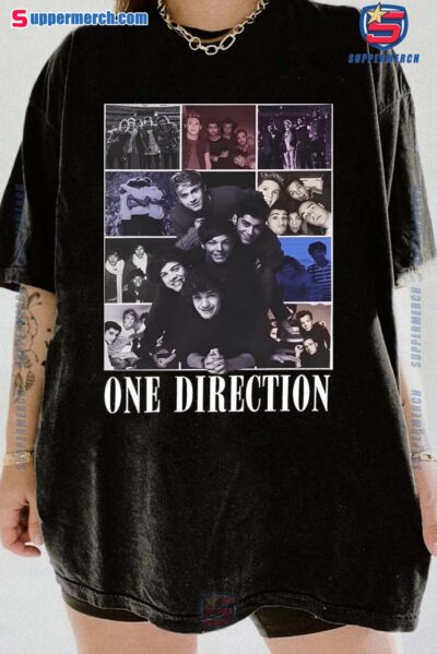 One Direction Collage Eras Tour Style Unisex T-shirt dYF8ejr