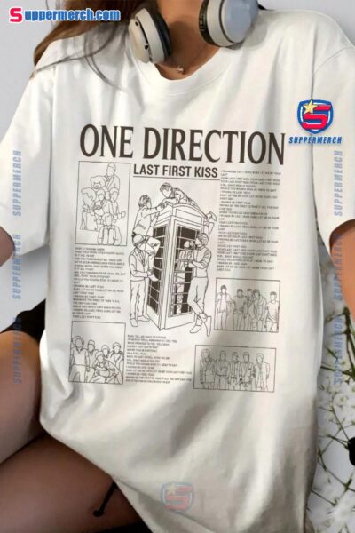 One Direction Last First Kiss Graphic Unisex T-shirt VtWmwEZ