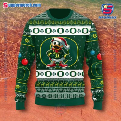 Oregon Ducks They Not Like Us Christmas Sweater a