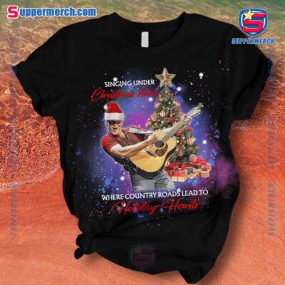 Parker Mccollum Singing Under Christmas Stars Pajamas Set-a LrmP8z9