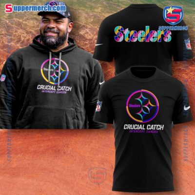 Pittsburgh Steelers Crucial Catch Intercept Cancer 2024 T-shirt, Hoodie