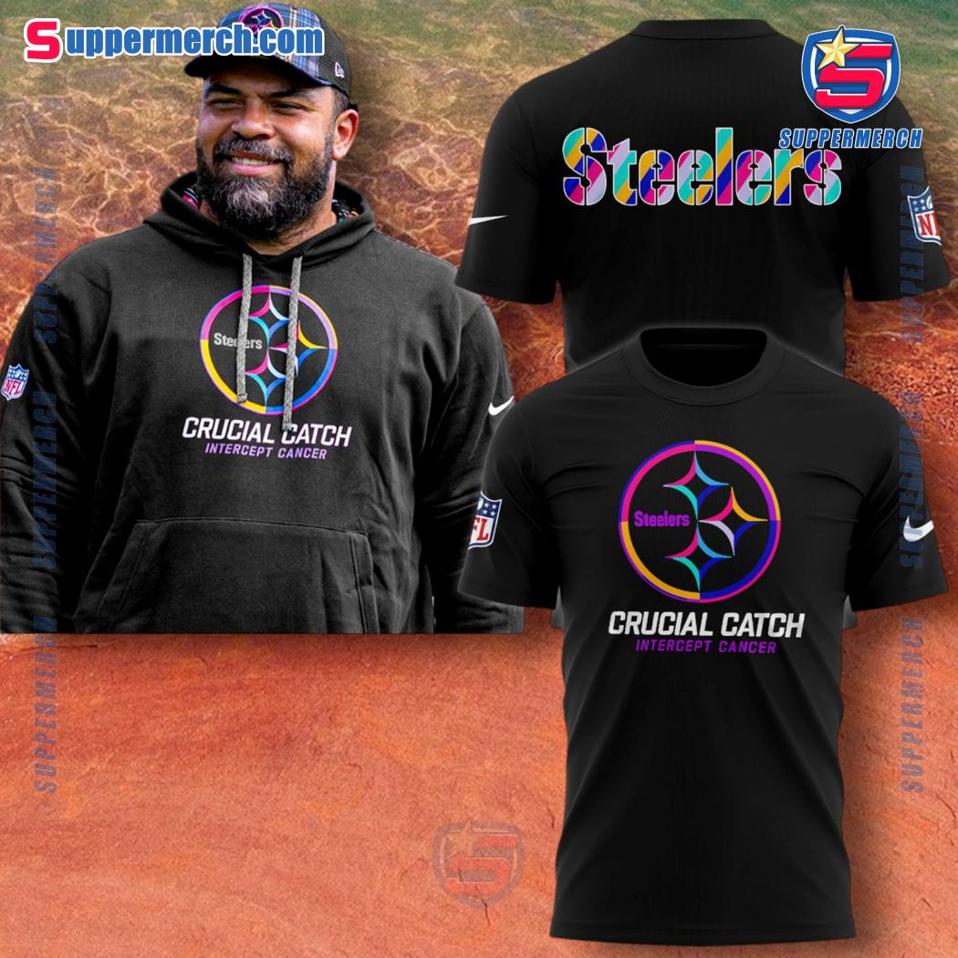 Pittsburgh Steelers Crucial Catch Intercept Cancer 2024 T-shirt, Hoodie