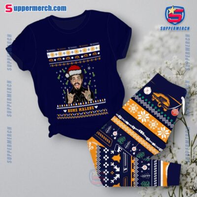 Post Malone Home Malone F-1 Trillion Christmas Pajamas Set d2BFwhC