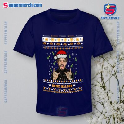 Post Malone Home Malone F-1 Trillion Christmas Pajamas Set-a TLeIKat