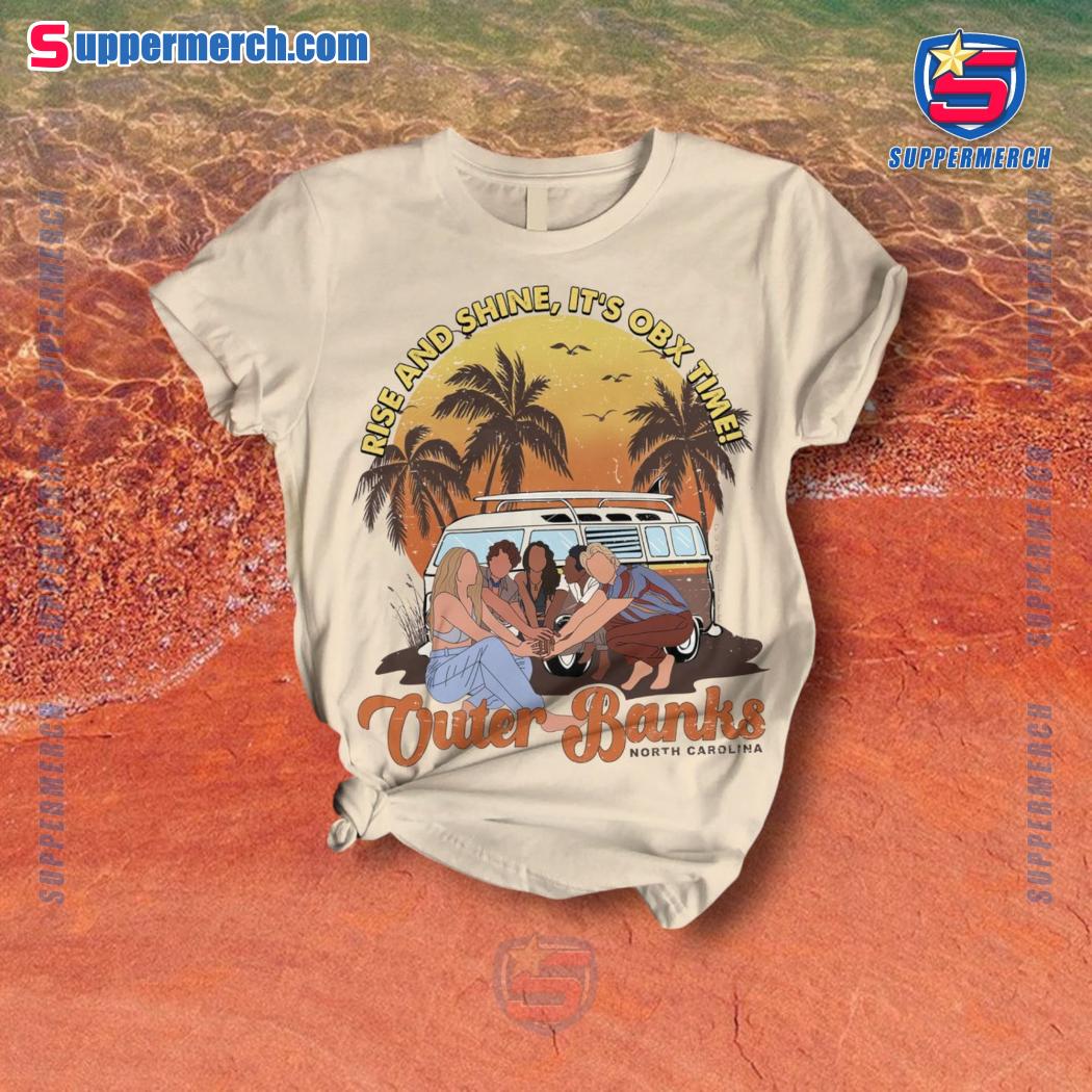 Rise And Shine It's Obx Time Outer Bank North Carolina Pajamas Set-a qagdA9f