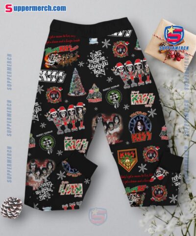 Rockin Around The Merry Kiss Mas Christmas Pajamas Set-a EhgDm7X