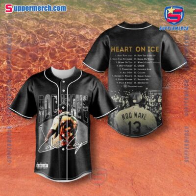 Rod Wave Last Lap Heart On Ice Baseball Jersey Zctwha2