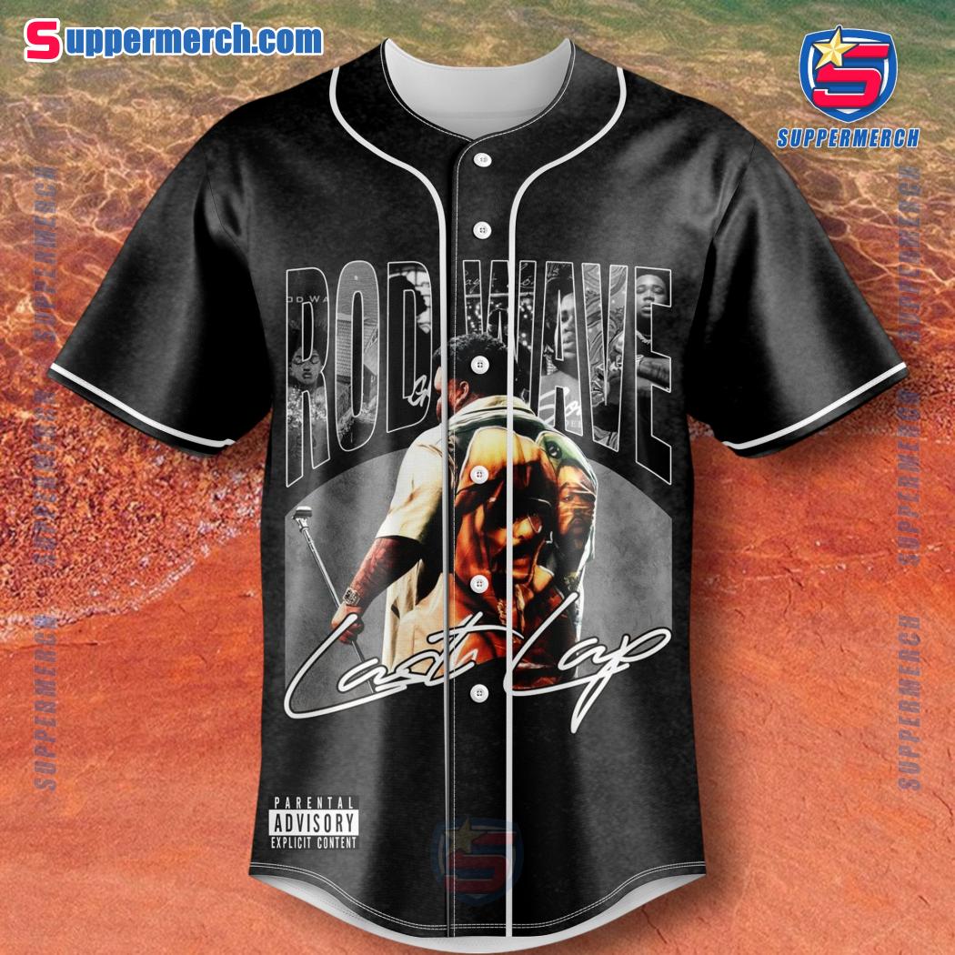 Rod Wave Last Lap Heart On Ice Baseball Jersey-a O2RbB1x