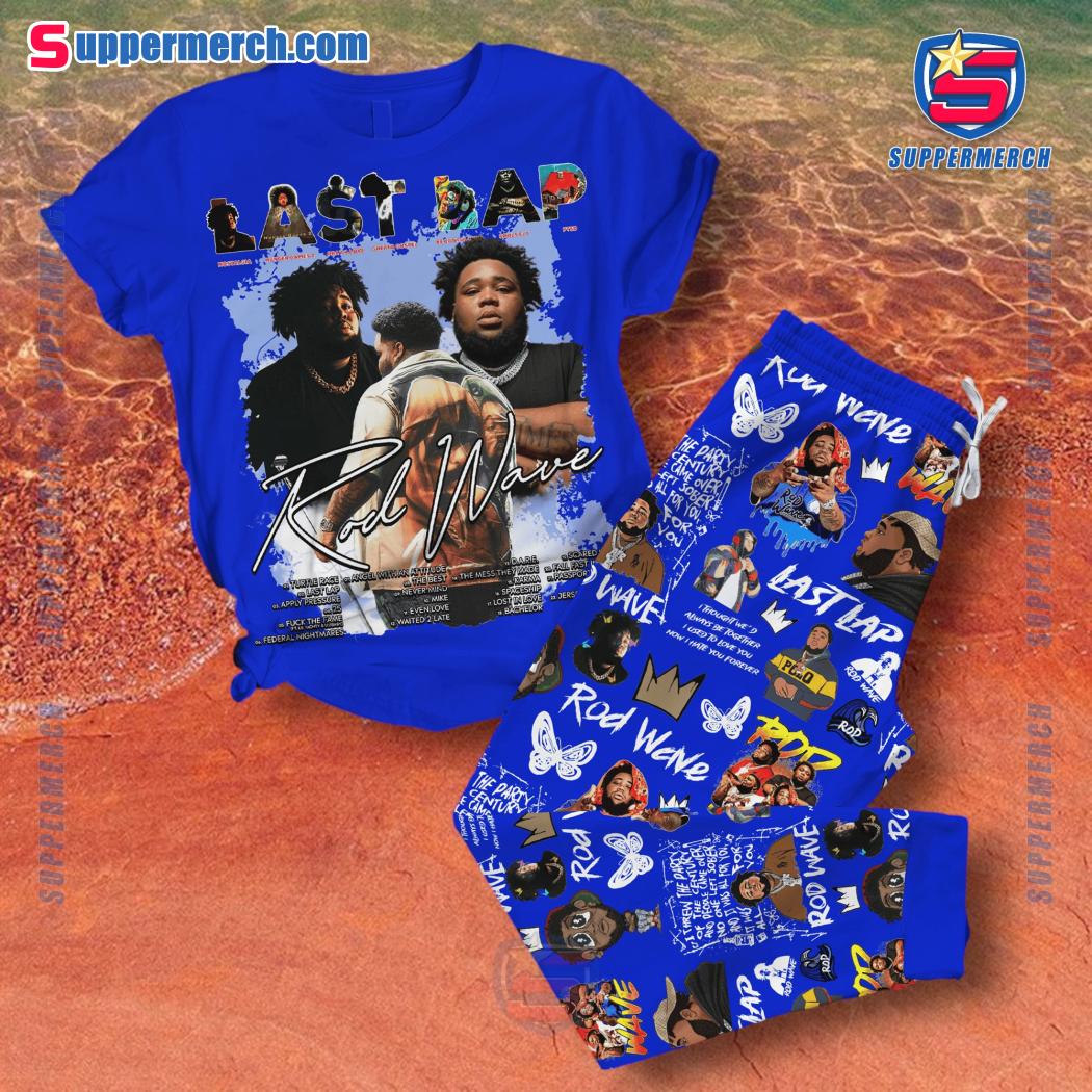 Rod Wave Last Lap Tour Pajamas Set vgU2wd3