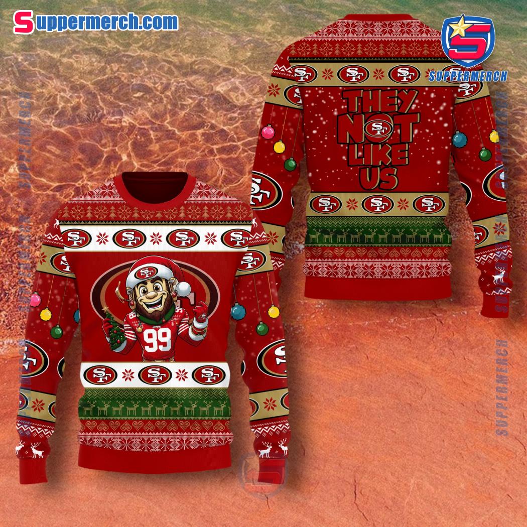 San Francisco 49ers They Not Like Us Christmas Sweater