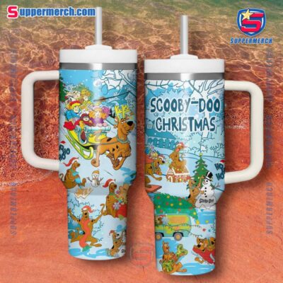 Scooby-doo Christmas 40oz Tumbler With Handle