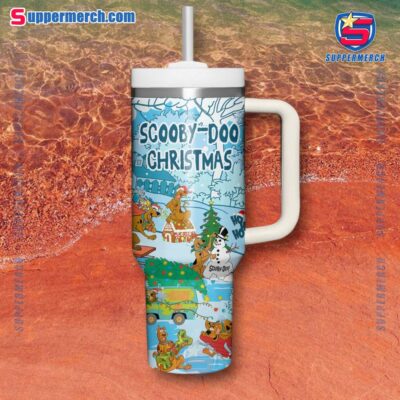 Scooby-doo Christmas 40oz Tumbler With Handle a