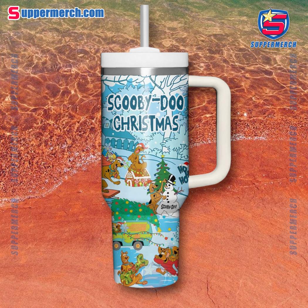 Scooby-doo Christmas 40oz Tumbler With Handle a