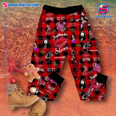 Selena Quintanilla Warm Christmas Wishes Filled With Love Merry Selanamas Pajamas Set-a m2QC3wF