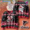 Smart Woman Loves Her Atlanta Falcons Christmas Holiday Sweater