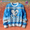 Smart Woman Loves Her Detroit Lions Christmas Holiday Sweater a