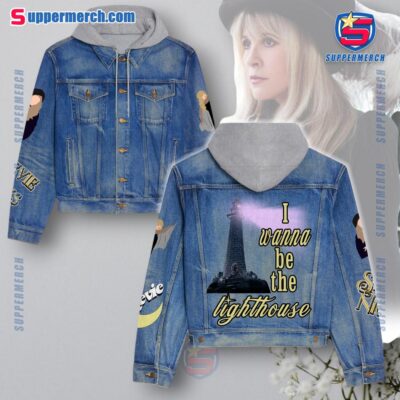 Stevie Nicks I Wanna Be The Lighthouse Jean Hoodie Jacket
