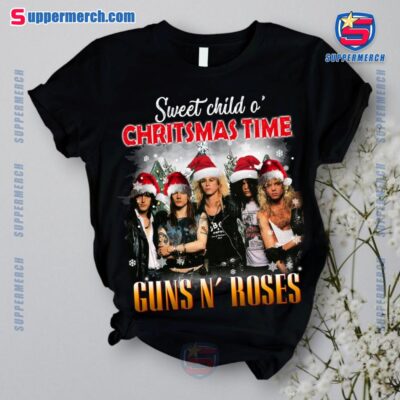Sweet Child O' Christmas Time Guns N' Roses Plaid Pajamas Set-a Grkpna5