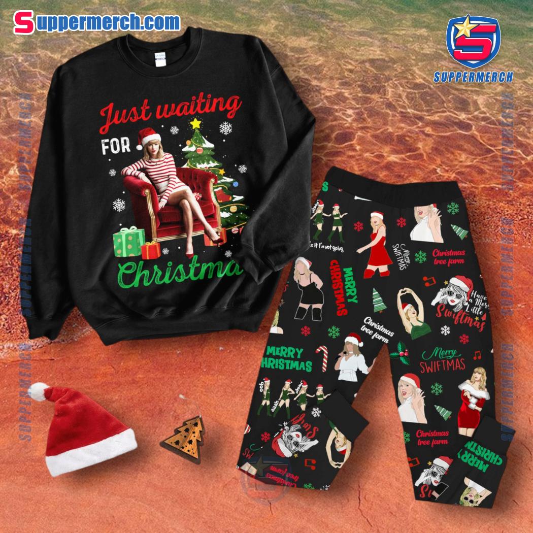 Taylor Swift Just Waiting For Christmas Pajamas Set